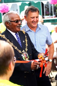 mayor of ipswich hamil clarke with roger osborne