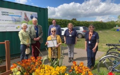 High Sheriff of Suffolk visits the People’s Community Garden