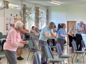 people participating in exercise